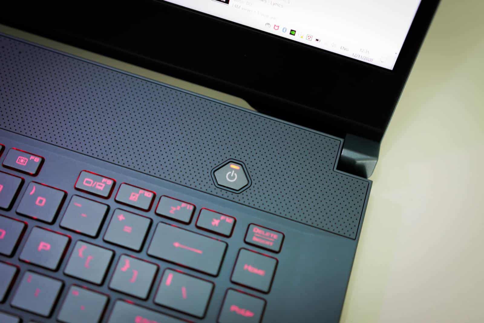 Close Up of Laptop