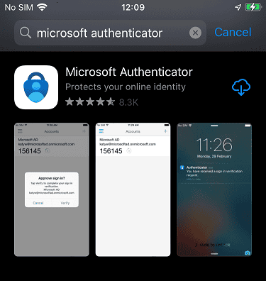 Screenshot of Apple App Store.