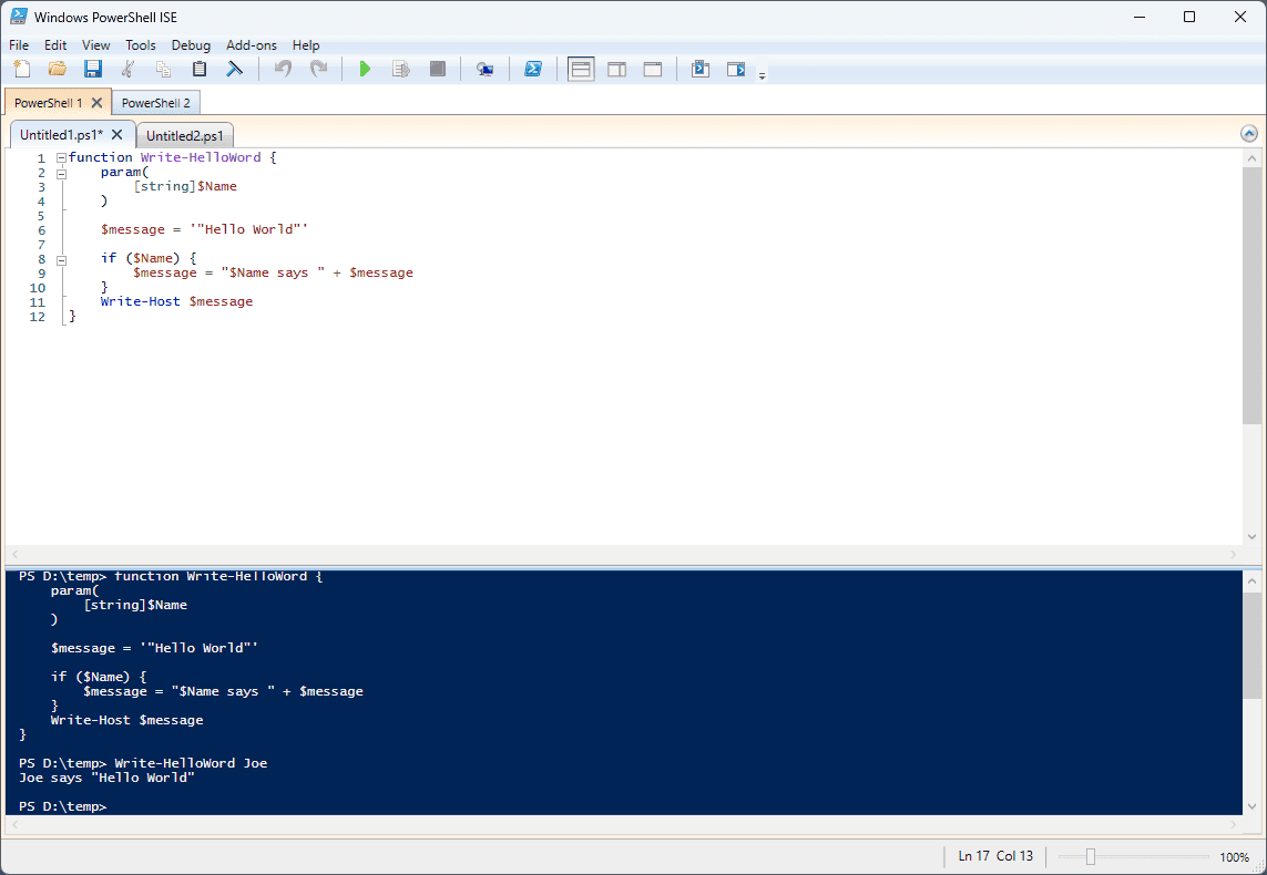 Windows PowerShell