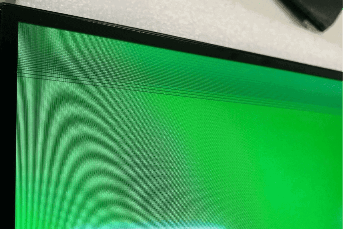 Horizontal Lines on Monitor Screen