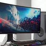 black flat screen computer monitor