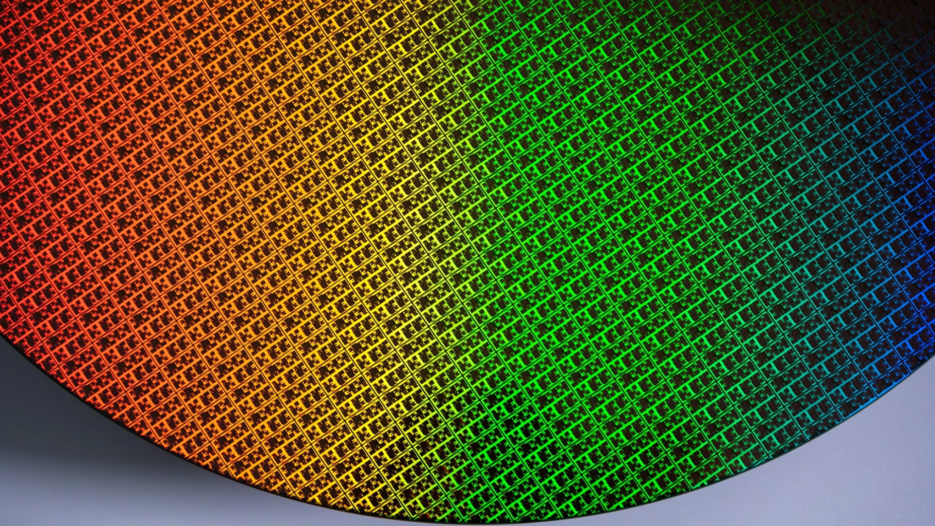 Intel 18A Wafer