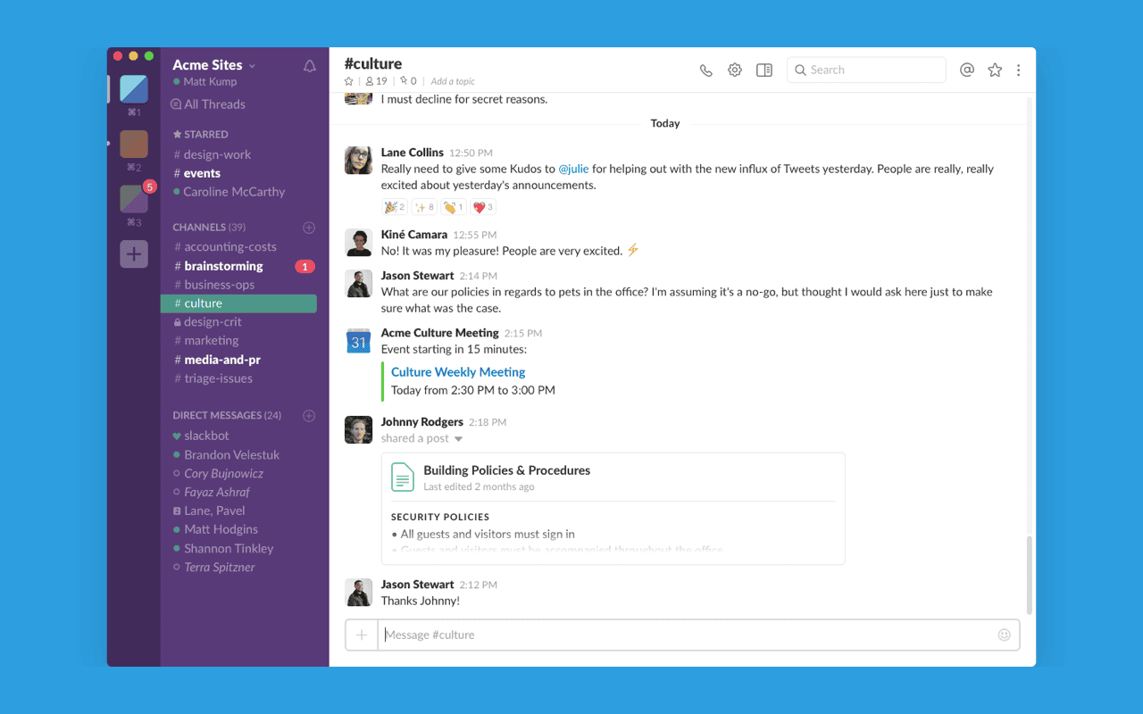 Slack Screenshot