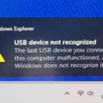 USB Device Not Recognized