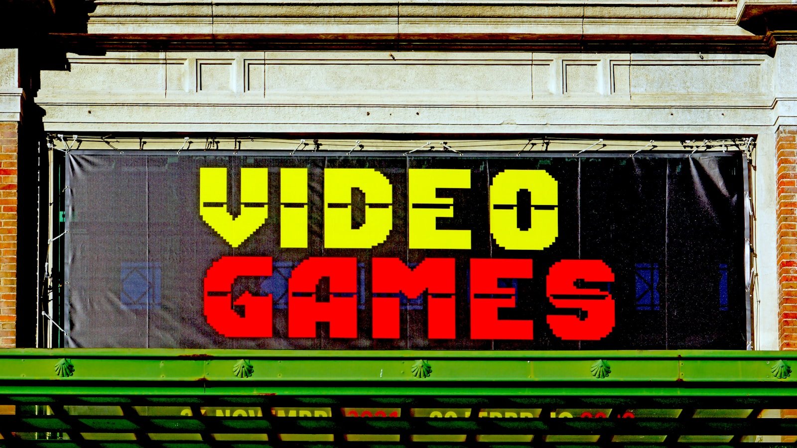 A banner displays "video games".